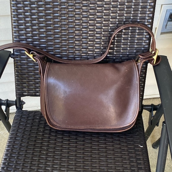 Vintage Coach 9951 Classic Shoulder Bag Leather Legacy Patricia - Picture 1 of 13